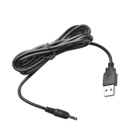 Przewód USB A - Mini jack DC 3,5 do lampki COSMOS czarny