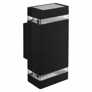 Oprawa elewacyjna architektoniczna Hana GU10 IP65 kwadrat czarna