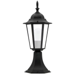 Klasyczna Lampa ogrodowa Liguria niska 42cm czarna E27