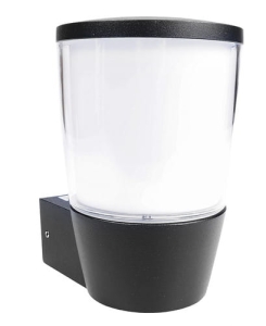 Stylowy Kinkiet ogrodowy AURA aluminiowa lampa zewnętrzna