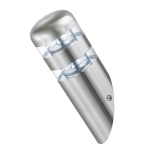 Kinkiet ogrodowy LED skośny OVAL-S metalowy oszczędny