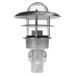 Kinkiet prosty ogrodowy z czujnikiem ruchu i zmierzchu KEJA-P SENSOR lampa zewnętrzna elewacyjna