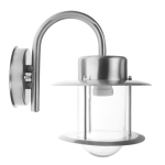 Kinkiet wygięty ogrodowy KEJA-W lampa zewnętrzna elewacyjna