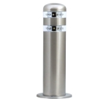 Słupek ogrodowy LED OVAL-50 prosty metalowy 50 cm