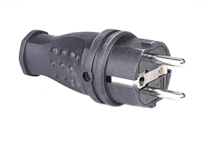 Wtyczka gumowa WG-01 IP44 230V 16A Uni-Schuko